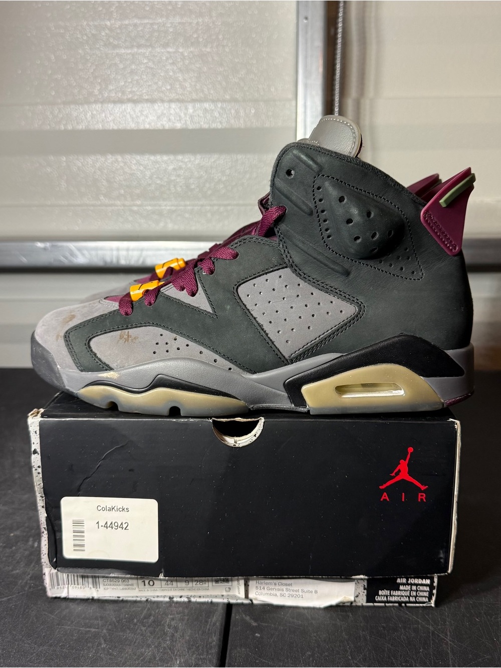 Size 10 - AJ 6 Bordeaux
